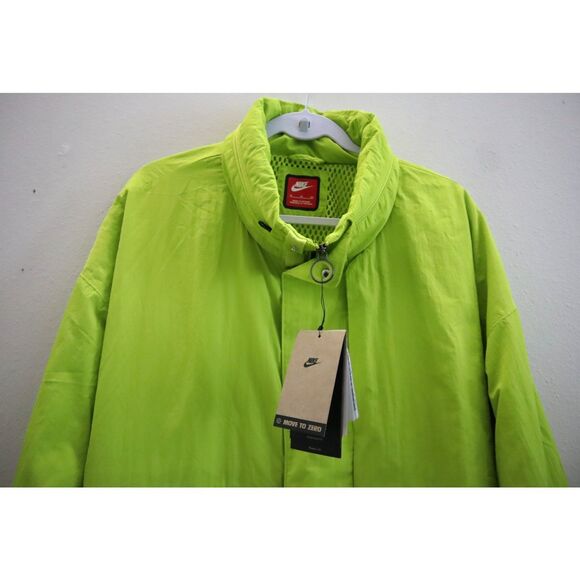Nike FZ0714-357 Men Sz XL Bright Cactus Green Full Zip Oversized Tech Jacket - Picture 3 of 16
